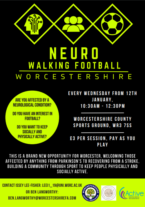 Neuro Walking Football Flyer