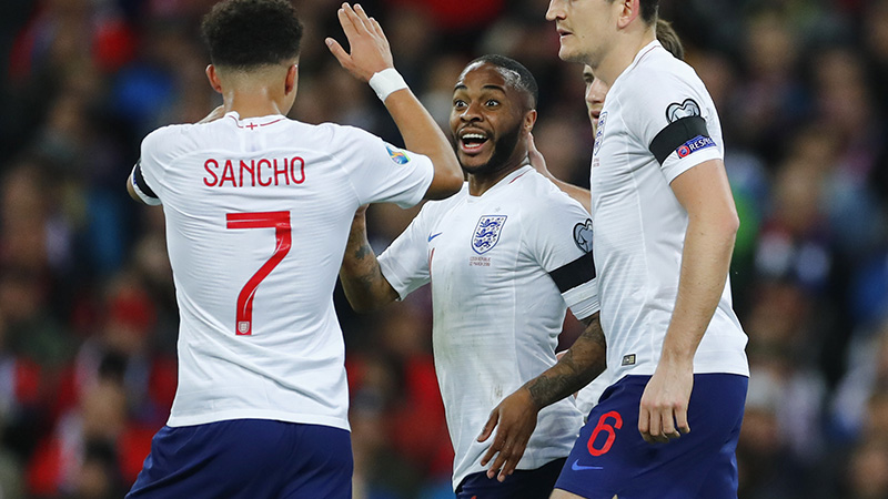 Sterling goal celebration