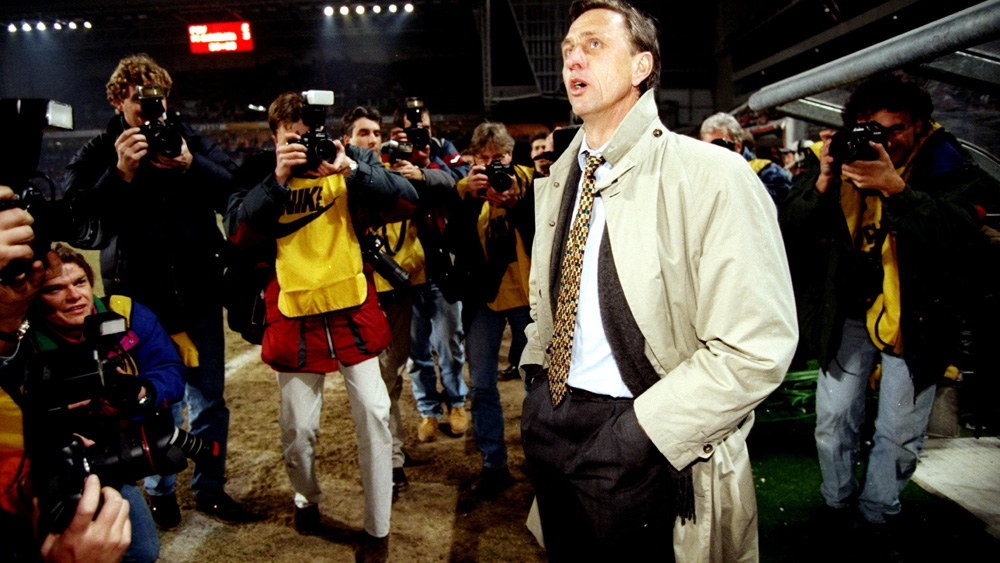 Johan Cruyff at PSV in 1996