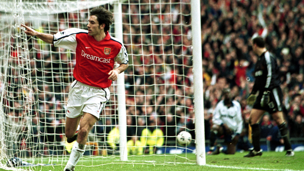 Robert Pires scored the winner in 2001