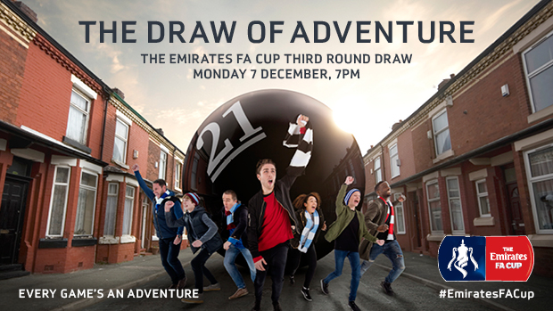 The Emirates FA Cup third round draw takes place on Monday