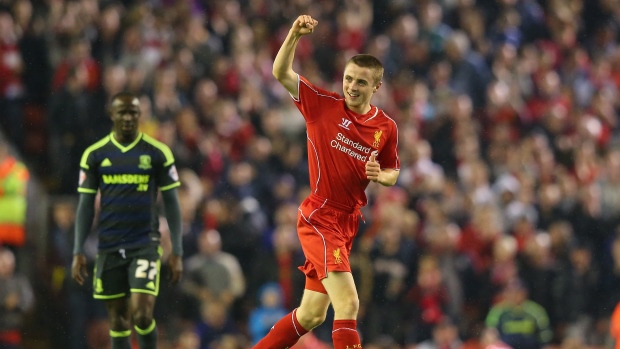 England youngster Jordan Rossiter scores on debut for Liverpool in ...