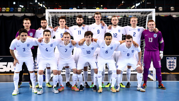 England Futsal line-up ahead of their second meeting with Sweden in two days