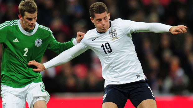 Ross Barkley in action versus Germany
