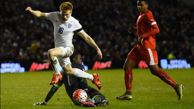 Duncan Watmore tripped for England