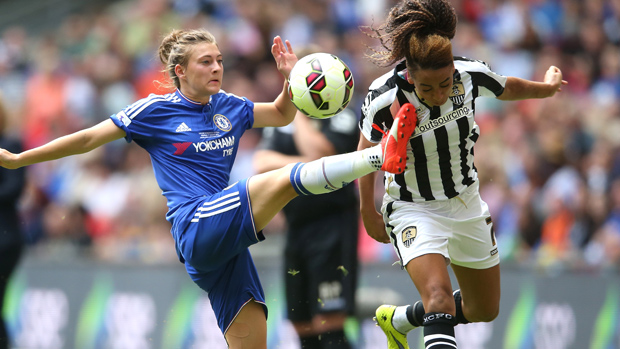 Hannah Blundell (left) and Jess Clarke in SSE Women