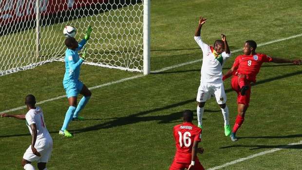 Kaylen Hinds headed England into the lead