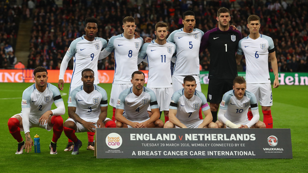 England line-up ahead of facing Netherlands