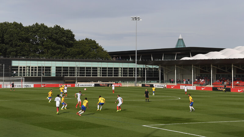 England Under-20s take on their Brazil counterparts at St. George