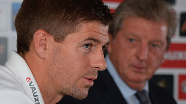 Steven Gerrard and Roy Hodgson